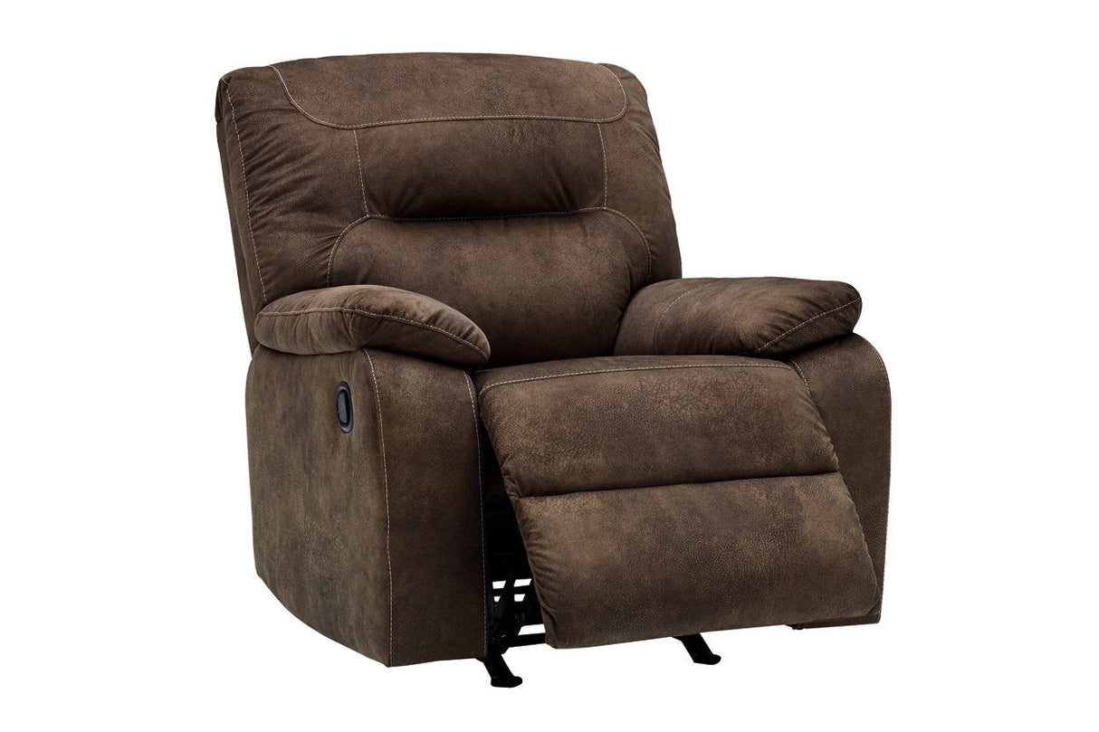 Bolzano Coffee Reclining Living Room Set