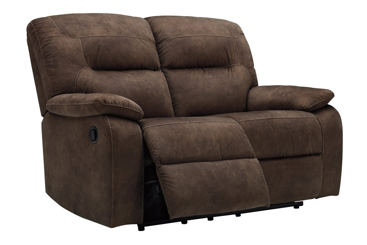 Bolzano Coffee Reclining Loveseat