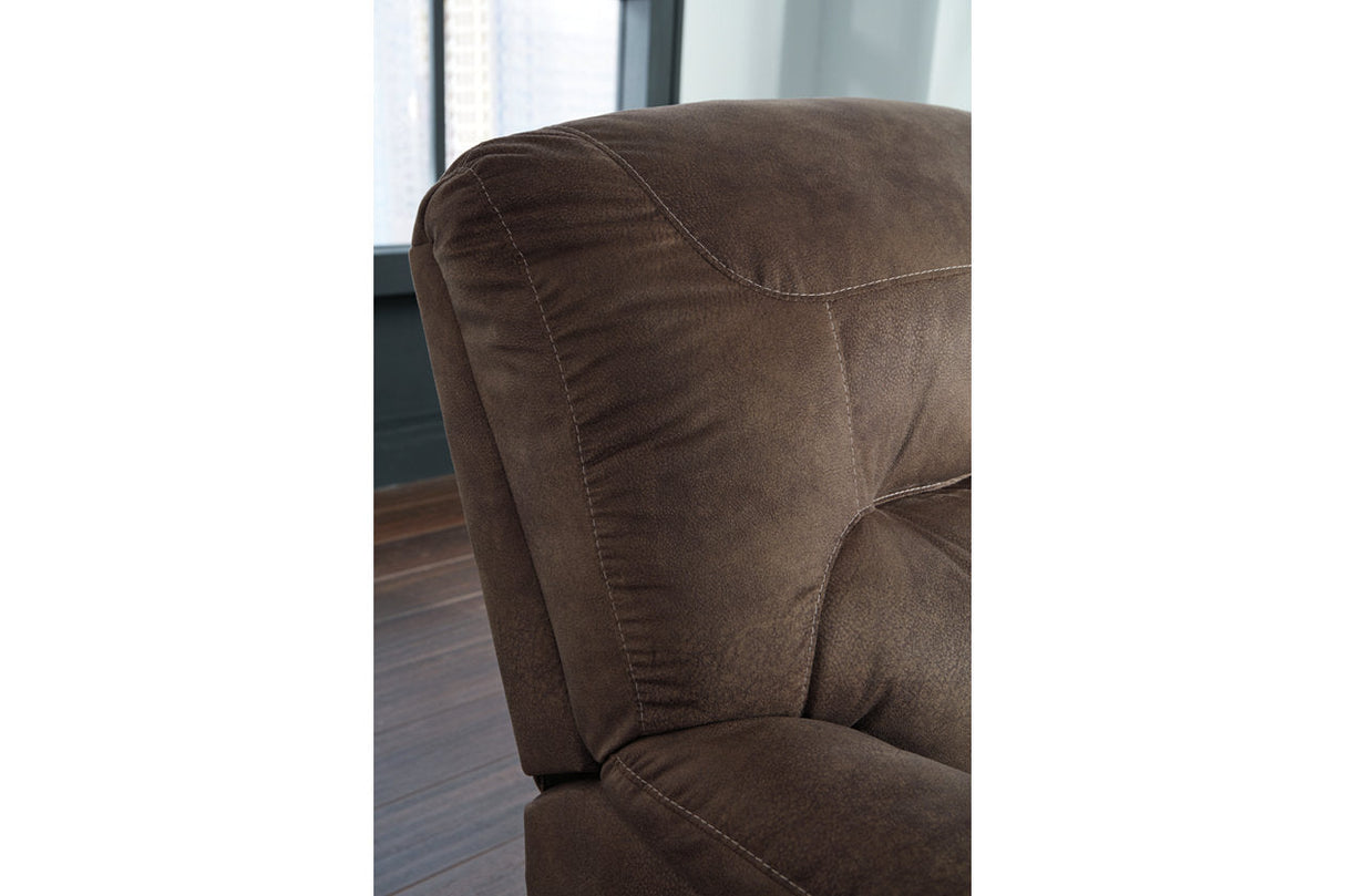 Bolzano Coffee Reclining Loveseat