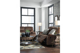 Bolzano Coffee Reclining Living Room Set