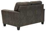 Navi Smoke Loveseat