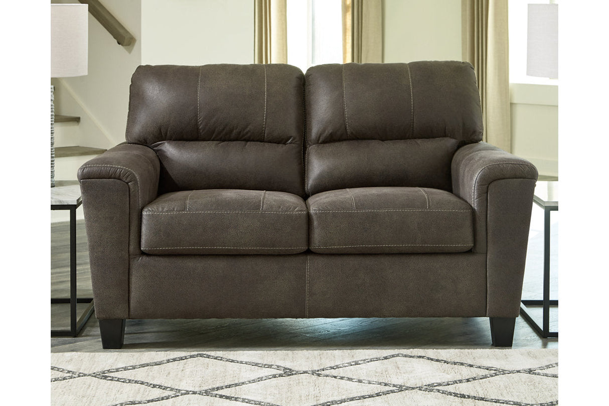 Navi Smoke Loveseat