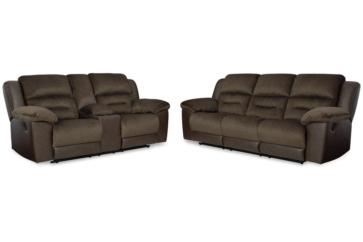 Dorman Chocolate Reclining Living Room Set