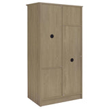 Cassara 2-door Bedroom Wardrobe Storage Cabinet Armoire Latte
