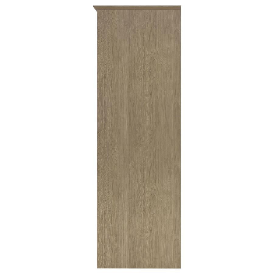 Cassara 2-door Bedroom Wardrobe Storage Cabinet Armoire Latte