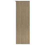 Cassara 2-door Bedroom Wardrobe Storage Cabinet Armoire Latte