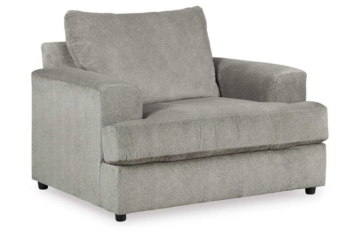 Soletren Ash Oversized Chair and Ottoman