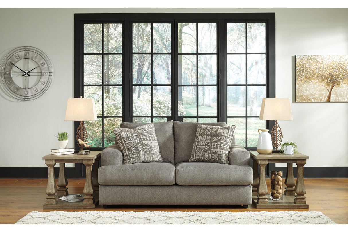 Soletren Ash Sofa and Loveseat with Chair and Ottoman