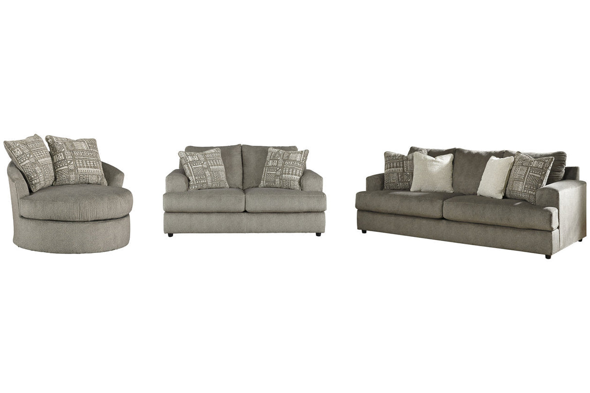 Soletren Ash Sofa, Loveseat and Accent Chair