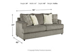 Soletren Ash Sofa, Loveseat and Accent Chair