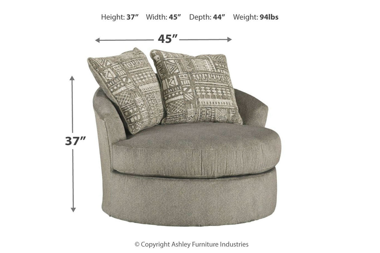 Soletren Ash Sofa, Loveseat and Accent Chair