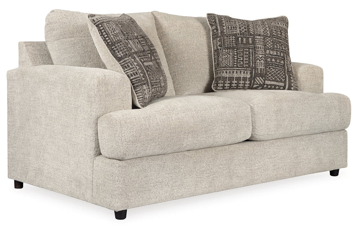 Soletren Stone Sofa, Loveseat, and Ottoman