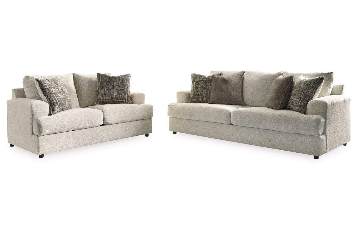 Soletren Stone Sofa and Loveseat