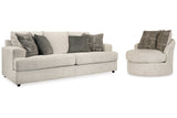 Soletren Stone Sofa and Chair