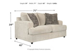 Soletren Stone Sofa, Loveseat and Oversized Chair