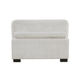 Tinley Beige Ottoman by Homelegance at Eve Furniture