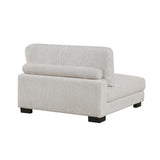 Tinley Beige Ottoman by Homelegance at Eve Furniture