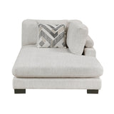 Tinley Beige Ottoman by Homelegance at Eve Furniture