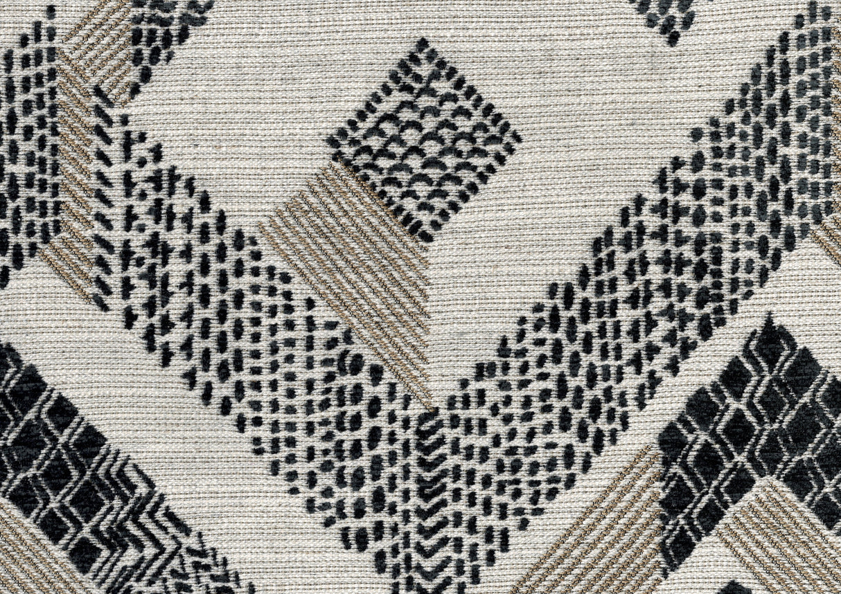 Tinley Beige Ottoman by Homelegance at Eve Furniture