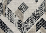 Tinley Beige Ottoman by Homelegance at Eve Furniture
