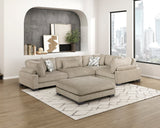 Tinley Brown Ottoman by Homelegance at Eve Furniture