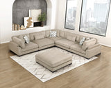 Tinley Brown Ottoman by Homelegance at Eve Furniture