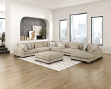 Tinley Brown Ottoman by Homelegance at Eve Furniture