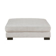 Tinley Beige Ottoman by Homelegance at Eve Furniture