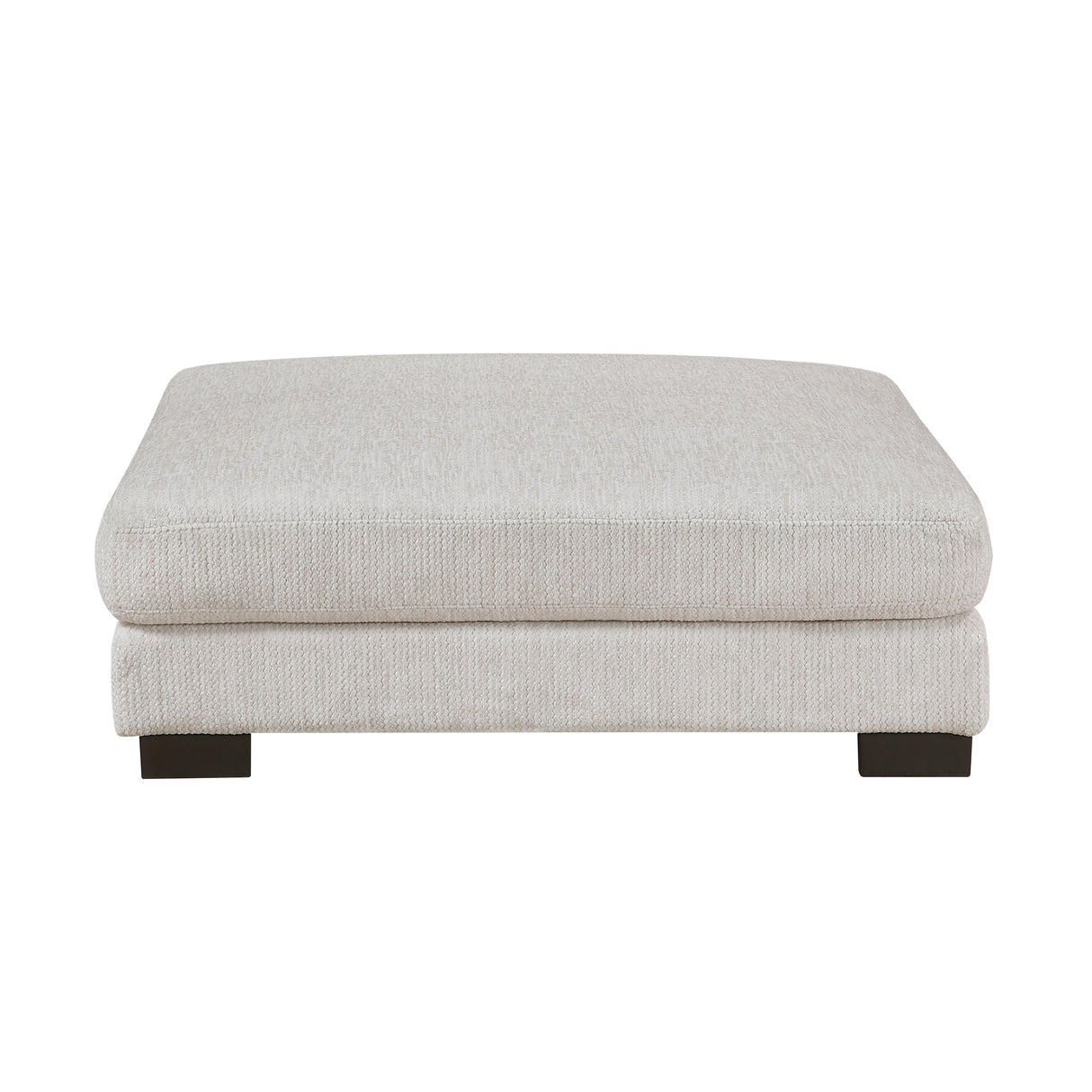 Tinley Beige Ottoman by Homelegance at Eve Furniture