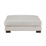 Tinley Beige Ottoman by Homelegance at Eve Furniture