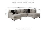 Megginson Storm 2-Piece Sectional with Chaise