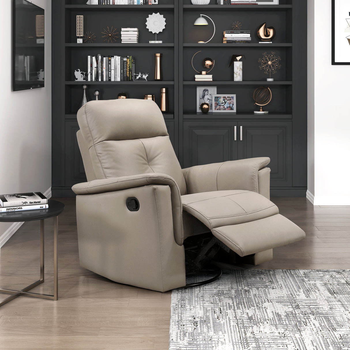 Bristow Green Swivel Glider Reclining Chair