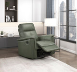 Bristow Green Swivel Glider Reclining Chair