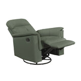 Bristow Green Swivel Glider Reclining Chair