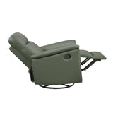 Bristow Green Swivel Glider Reclining Chair