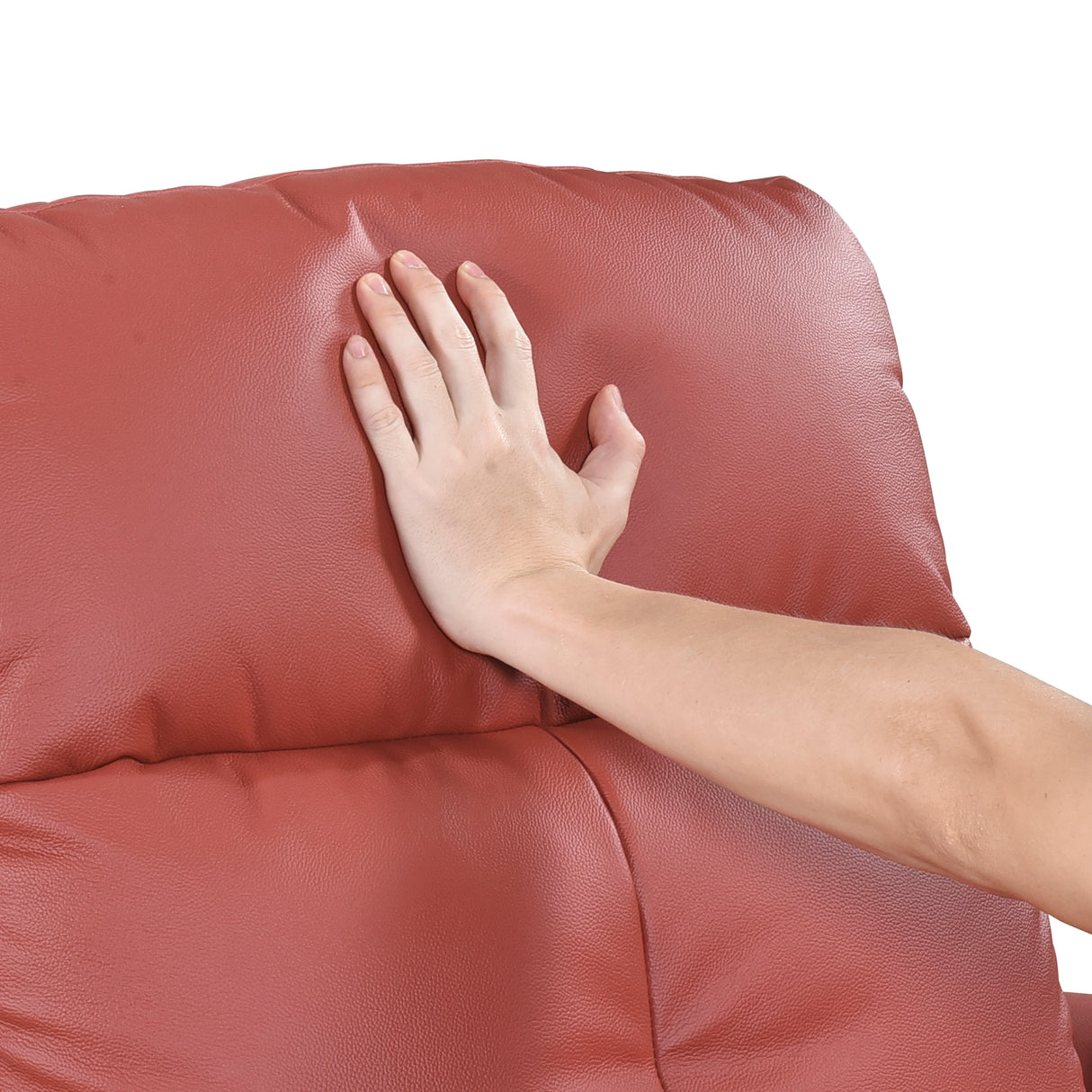 Bristow Red Swivel Glider Reclining Chair