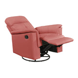 Bristow Red Swivel Glider Reclining Chair