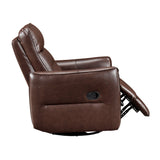 Thomas Brown Swivel Glider Reclining Chair