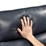 Thomas Dark Blue Swivel Glider Reclining Chair