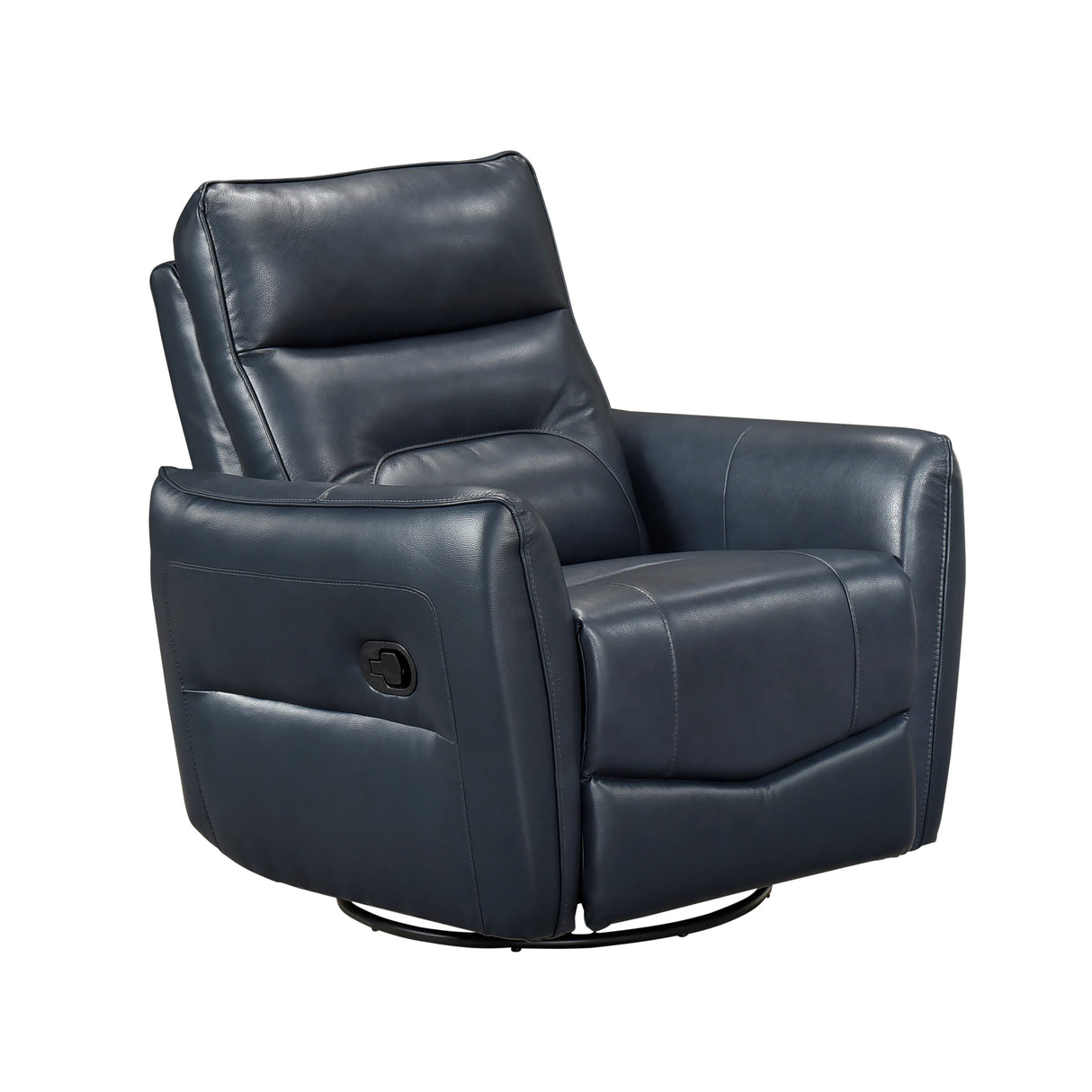 Thomas Dark Blue Swivel Glider Reclining Chair