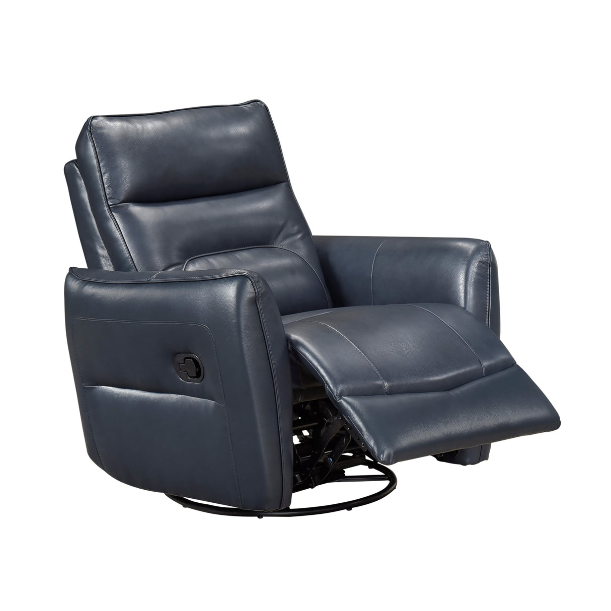 Thomas Dark Blue Swivel Glider Reclining Chair