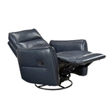 Thomas Dark Blue Swivel Glider Reclining Chair
