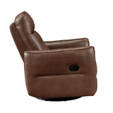 Thomas Toffee Brown Swivel Glider Reclining Chair