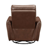 Thomas Toffee Brown Swivel Glider Reclining Chair
