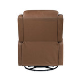 Regent Brown Swivel Glider Reclining Chair by Homelegance at Eve Furniture