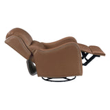 Regent Brown Swivel Glider Reclining Chair by Homelegance at Eve Furniture