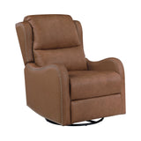 Regent Brown Swivel Glider Reclining Chair by Homelegance at Eve Furniture