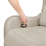 Regent Taupe Swivel Glider Reclining Chair by Homelegance at Eve Furniture