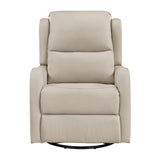 Regent Taupe Swivel Glider Reclining Chair by Homelegance at Eve Furniture