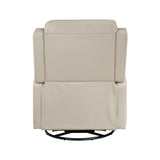 Regent Taupe Swivel Glider Reclining Chair by Homelegance at Eve Furniture